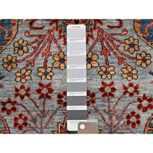 Load image into Gallery viewer, 2&#39;9&quot;x10&#39; Harbor Mist Gray, Bijar Garus Design, Aryana Collection, Vegetable Dyes, High Mountain Wool, Hand Knotted, Soft Pile, Densely Woven, Runner, Oriental Rug FWR6696