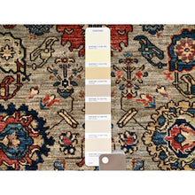 Load image into Gallery viewer, 3&#39;x13&#39;10&quot; Tan Brown, Northwest Persian All Over Design, Aryana Grade, Vegetable Dyes, Soft Pile, High Mountain Wool, Hand Knotted, Densely Woven, Runner, Oriental Rug FWR6756