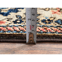 Load image into Gallery viewer, 3&#39;x13&#39;10&quot; Tan Brown, Northwest Persian All Over Design, Aryana Grade, Vegetable Dyes, Soft Pile, High Mountain Wool, Hand Knotted, Densely Woven, Runner, Oriental Rug Sh1122