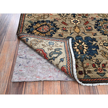 Load image into Gallery viewer, 3&#39;x14&#39; Dark Vanilla Brown, Northwest Persian All Over Design, Aryana Grade, Vegetable Dyes, Soft Pile, High Mountain Wool, Hand Knotted, Densely Woven, Runner, Oriental Rug FWR6762