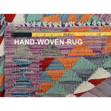 Load image into Gallery viewer, 2&#39;x3&#39; Teal Overdyed, Vintage Persian Bakhtiar, Stone Washed, 100% Wool, Hand Knotted, Sheared Low, Zero Pile, Sides and Ends Professionally Secured, Mat, Oriental Rug 45 FWR5070