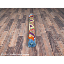 Load image into Gallery viewer, 3&#39;6&quot;x4&#39;10&quot; Artichoke Green, Flat Weave, Afghan Kilim With Colorful Geometric Pattern, Vegetable Dyes, Pure Wool, Hand Woven, Reversible, Oriental Rug FWR7104