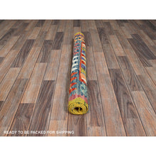 Load image into Gallery viewer, 3&#39;4&quot;x5&#39; Colorful Afghan Kilim With Geometric Pattern, Vegetable Dyes, Flat Weave, 100% Wool, Hand Woven, Reversible, Oriental Rug FWR7110