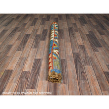 Load image into Gallery viewer, 5&#39;x6&#39;7&quot; Alabaster White, Afghan Kilim With Geometric Pattern, Vegetable Dyes, Pure Wool, Flat Weave, Hand Woven, Reversible, Oriental Rug FWR7206