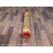 Load image into Gallery viewer, 2&#39;8&quot;x8&#39; Colorful, Flat Weave, Afghan Kilim with Geometric Pattern, Vegetable Dyes, 100% Wool, Hand Woven, Reversible, Runner, Oriental Rug FWR7422