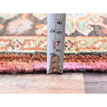 Load image into Gallery viewer, 8&#39;4&quot;x12&#39;2&quot; Copper Red, Vintage Persian Heriz With Geometric Medallion Design, 100% Wool, Hand Knotted, Even Wear, Rustic Feel, Cropped Thin, Good Condition, Sides And Ends Professionally Secured, Oriental Rug FWR7560