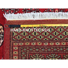 Load image into Gallery viewer, 5&#39;1&quot;x8&#39;1&quot; Chocolate Brown, Thick and Plush, Variegated Textured Modern Design, Pure Wool, Hand Loomed, Oriental Rug FWR548106