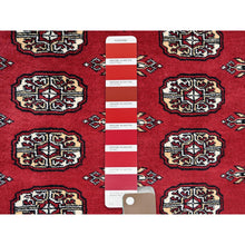 Load image into Gallery viewer, 5&#39;2&quot;x8&#39; Lychee Red, Princess Bokara with Tribal Medallions, Vegetable Dyes, Soft and Velvety Wool, Hand Knotted, Oriental Rug FWR7944