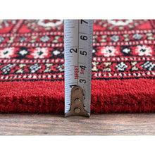 Load image into Gallery viewer, 5&#39;2&quot;x8&#39; Lychee Red, Princess Bokara with Tribal Medallions, Vegetable Dyes, Soft and Velvety Wool, Hand Knotted, Oriental Rug FWR7944