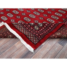 Load image into Gallery viewer, 9&#39;4&quot;x12&#39; Berry Red, Princess Bokara With Geometric Medallions, Soft And Velvety Wool, Hand Knotted, Vegetable Dyes, Oriental Rug FWR7962