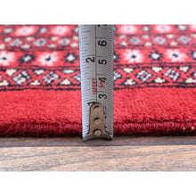 Load image into Gallery viewer, 9&#39;4&quot;x12&#39; Berry Red, Princess Bokara With Geometric Medallions, Soft And Velvety Wool, Hand Knotted, Vegetable Dyes, Oriental Rug FWR7962
