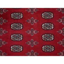 Load image into Gallery viewer, 8&#39;1&quot;x10&#39; Chili Red, Princess Bokara with Tribal Medallions, Vegetable Dyes, Hand Knotted, Soft and Velvety Wool, Oriental Rug FWR7974