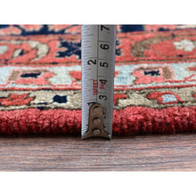 Load image into Gallery viewer, 10&#39;3&quot;x13&#39;9&quot; Blush Red, Antique Persian Sarouk, Full Pile And Soft, Sides And Ends Professionally Secured, Hand Knotted, 100% Wool, Oriental Rug FWR8214