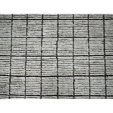 Load image into Gallery viewer, 8&#39;4&quot;x9&#39;10&quot; Vista White, Moroccan Weave With Box Design, Textured Pile, Tone On Tone, Undyed Natural Wool, Hand Knotted, Oriental Rug FWR8262
