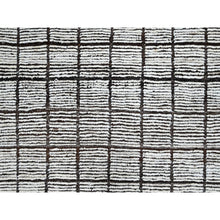 Load image into Gallery viewer, 8&#39;9&quot;x9&#39;10&quot; Daisy White, Moroccan Weave With Box Design, Textured Pile, Tone On Tone, Undyed Natural Wool, Hand Knotted, Squarish, Oriental Rug FWR8268