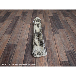 2'1"x2'8" Chocolate Brown, Moroccan Weave With Grid Design, Textured Pile, Tone On Tone, Undyed Natural Wool, Hand Knotted, Mat, Sample, Oriental Rug FWR8340