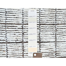 Load image into Gallery viewer, 2&#39;1&quot;x2&#39;8&quot; Vista White, Tone On Tone, Moroccan Weave With Box Design, Textured Pile, Undyed Natural Wool, Hand Knotted, Mat, Sample, Oriental Rug FWR8376