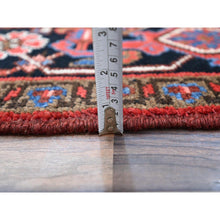 Load image into Gallery viewer, 8&#39;x11&#39;2&quot; Venetian Red With Centre Floral Motif, Densely Woven, Ends Professionally Secured, Velvety Wool, Hand Knotted, Vegetable Dyes, Cleaned, Good Condition, Old Persian Heriz, Oriental Rug Sh160 FWR960