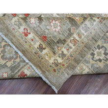 Load image into Gallery viewer, 12&#39;x15&#39;1&quot; Fossil Gray, Peshawar With Heriz All Over Design, Hand Knotted, 100% Wool, Natural Dyes, Densely Woven, Oversized, Oriental Rug FWR120042