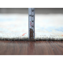 Load image into Gallery viewer, 2&#39;1&quot;x3&#39;1&quot; Medium Gray, Afghan Peshawar With Birds Of Paradise Design, Hand Knotted, Soft Wool, Veggie Dyes, Mat, Sample, Oriental Rug FWR120216