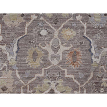 Load image into Gallery viewer, 7&#39;10&quot;x9&#39;8&quot; Light Brown With Touches Of Gold, Peshawar With Mahal All Over Design, Soft Wool, Vegetable Dyes, Hand Knotted, Densely Woven, Oriental Rug FWR120528