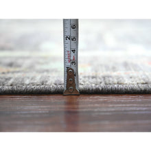 Load image into Gallery viewer, 10&#39;x13&#39;5&quot; Mocha Brown, Afghan Angora Oushak with Soft Colors Leaf Design, Hand Knotted, Vegetable Dyes, 100% Wool, Oriental Rug FWR120558