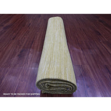 Load image into Gallery viewer, 8&#39;8&quot;x12&#39; Artichoke Green, Solid Design, Hand Woven, Afghan Kilim, Hand Spun Wool, Vegetable Dyes, Flat Weave, Oriental Rug FWR120582