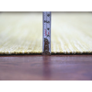 8'8"x12' Artichoke Green, Solid Design, Hand Woven, Afghan Kilim, Hand Spun Wool, Vegetable Dyes, Flat Weave, Oriental Rug FWR120582