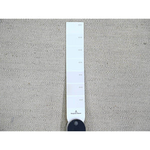 9'x12' Daisy White, Flat Weave, Solid Design, Hand Woven, Afghan Kilim, Hand Spun Wool, Oriental Rug FWR120594