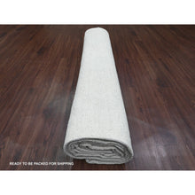 Load image into Gallery viewer, 9&#39;x12&#39; Daisy White, Flat Weave, Solid Design, Hand Woven, Afghan Kilim, Hand Spun Wool, Oriental Rug FWR120594