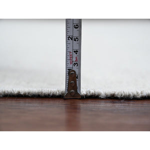 9'x12' Daisy White, Flat Weave, Solid Design, Hand Woven, Afghan Kilim, Hand Spun Wool, Oriental Rug FWR120594