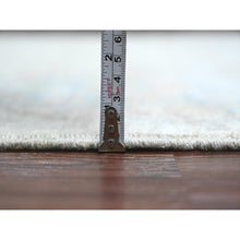 Load image into Gallery viewer, 8&#39;2&quot;x10&#39; Bone White, Aryana Collection, Afghan Peshawar With Heriz All Over Design, Vegetable Dyes, Hand Knotted, 100% Wool, Densely Woven, Oriental Rug FWR120606