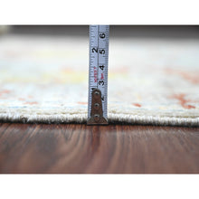 Load image into Gallery viewer, 4&#39;x5&#39;8&quot; Shadow Gray, Aryana Collection With Mahal Design, Peshawar, Vegetable Dyes, Hand Knotted, Pure Wool, Densely Woven, Oriental Rug FWR120618