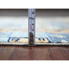 Load image into Gallery viewer, 2&#39;8&quot;x9&#39;7&quot; Spanish Gray, Fine Kashkuli Gabbeh with Small Animal Figurines, Soft Wool, Hand Knotted, Natural Dyes, Runner, Oriental Rug FWR120702
