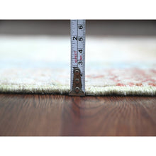 Load image into Gallery viewer, 2&#39;8&quot;x14&#39;8&quot; Olive Green, Fine Kashkuli Gabbeh With Small Animal Figurines, Natural Dyes, 100% Wool, Hand Knotted, Xl Runner, Oriental Rug FWR120732