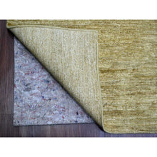 Load image into Gallery viewer, 8&#39;9&quot;x11&#39;7&quot; Ecru Brown, Plain Solid Pattern, Hand Knotted, Hand Spun Ghazni Wool, Lush And Plush, Oriental Rug FWR120834