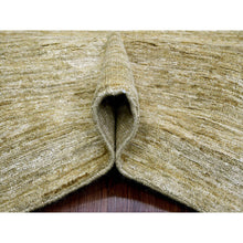 Load image into Gallery viewer, 8&#39;9&quot;x11&#39;7&quot; Ecru Brown, Plain Solid Pattern, Hand Knotted, Hand Spun Ghazni Wool, Lush And Plush, Oriental Rug FWR120834