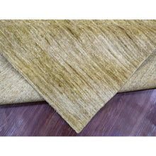 Load image into Gallery viewer, 8&#39;9&quot;x11&#39;7&quot; Ecru Brown, Plain Solid Pattern, Hand Knotted, Hand Spun Ghazni Wool, Lush And Plush, Oriental Rug FWR120834