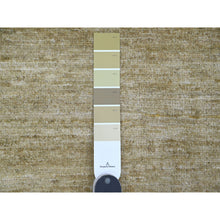 Load image into Gallery viewer, 8&#39;9&quot;x11&#39;7&quot; Ecru Brown, Plain Solid Pattern, Hand Knotted, Hand Spun Ghazni Wool, Lush And Plush, Oriental Rug FWR120834