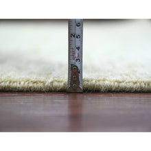 Load image into Gallery viewer, 8&#39;9&quot;x11&#39;7&quot; Ecru Brown, Plain Solid Pattern, Hand Knotted, Hand Spun Ghazni Wool, Lush And Plush, Oriental Rug FWR120834