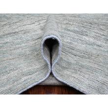 Load image into Gallery viewer, 8'6"x11'5" Cloud Gray, Hand Knotted, Plain Solid Pattern, Hand Spun Ghazni Wool, Lush And Plush, Oriental Rug FWR120846