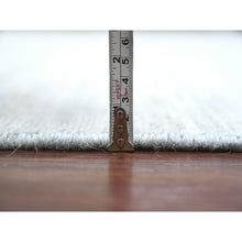 Load image into Gallery viewer, 8'6"x11'5" Cloud Gray, Hand Knotted, Plain Solid Pattern, Hand Spun Ghazni Wool, Lush And Plush, Oriental Rug FWR120846