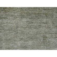 Load image into Gallery viewer, 8&#39;5&quot;x11&#39;5&quot; Reseda Green, Hand Spun Ghazni Wool, Plain Solid Pattern, Hand Knotted, Lush And Plush, Oriental Rug FWR120852