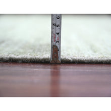Load image into Gallery viewer, 8&#39;5&quot;x11&#39;5&quot; Reseda Green, Hand Spun Ghazni Wool, Plain Solid Pattern, Hand Knotted, Lush And Plush, Oriental Rug FWR120852