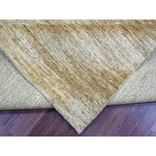 Load image into Gallery viewer, 8&#39;x9&#39; Copper Brown, Hand Spun Ghazni Wool, Plain Solid Pattern, Hand Knotted, Lush and Plush, Squarish, Oriental Rug FWR120864