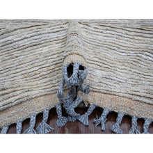 Load image into Gallery viewer, 9&#39;8&quot;x14&#39;7&quot; Stone Gray, Moroccan Weave With Textured And Variegated Design, Hand Knotted, 100% Wool, Oriental Rug FWR120888