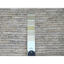 Load image into Gallery viewer, 9&#39;8&quot;x14&#39;7&quot; Stone Gray, Moroccan Weave With Textured And Variegated Design, Hand Knotted, 100% Wool, Oriental Rug FWR120888