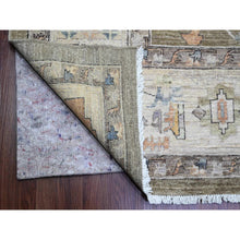 Load image into Gallery viewer, 10&#39;x13&#39;8&quot; Cedar Brown, Serapi Heriz Revival, Vegetable Dyes, High Mountain Ghazni Wool, Soft Pile, Hand Knotted, Denser Weave, Oriental Rug FWR120924