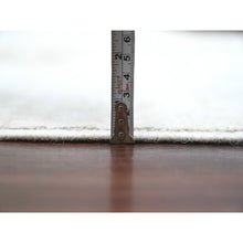 Load image into Gallery viewer, 11&#39;5&quot;x15&#39;9&quot; Chiffon White, Washed Out Serapi Heriz, High Mountain Ghazni Wool, Peshawar, Hand Knotted, Denser Weave, Oversized, Oriental Rug FWR120930