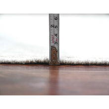 Load image into Gallery viewer, 10&#39;x13&#39; Pearl White, Stone Washed Peshawar With All Over Pattern, Hand Knotted, Vegetable Dyes, Pure Wool, Oriental Rug FWR120966